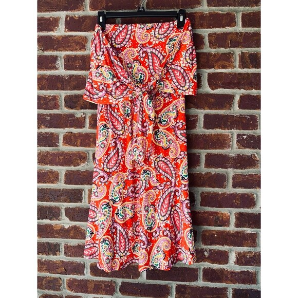 Boden strapless dress with a wrap tie bust size 4 - Picture 1 of 7